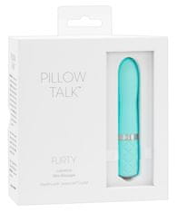 Erotic Collection Pillow Talk Flirty mini vibrator turkizne barve