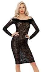 Erotic Collection Leopard L Noir Ročno izdelana obleka