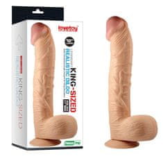 Lovetoy Dildo s priseskom Legendarni velikan realističen 32 cm Lovetoy