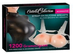 Cottelli ACCESSOIRES Silikonske prsi Strap-on