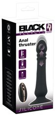 Black Velvets Analni vibrator 19,50-20,5 cm Črni žamet