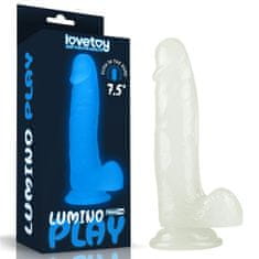 Erotic Collection Lumino Play 19 cm Lovetoy dildo, ki se sveti v temi