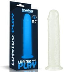 Erotic Collection Lumino Play 21 cm Lovetoy svetleči se v temi vibrator s priseskom