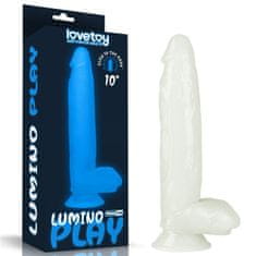 Erotic Collection Lumino Play 26 cm Lovetoy svetleči se v temi vibrator s priseskom