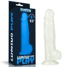 Erotic Collection Lumino Play 21,5 cm Lovetoy svetleči se v temi vibrator s priseskom