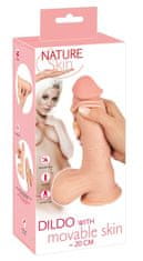 Erotic Collection Dildo s premično kožo 19,9 cm Nature Skin