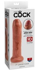 King Cock Dildo s priseskom Nerazrezan penis 17, 8 cm King Cock