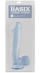 Basix Rubber Works Dildo s priseskom 31,4 cm Basix Rubber Works