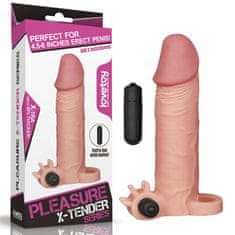 Lovetoy Pleasure X-Tender topper z vibracijo +5cm Lovetoy