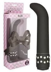 Toyjoy CRYSTAL G-SPOT Vibrator iz cirkonija črne barve