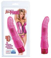 CalExotics HOT PINK vibrator 18 cm 10 vibracijskih funkcij