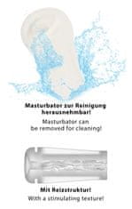 You2Toys Mystic Clear masturbator s stimulacijsko strukturo