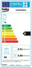 Beko Štedilnik FSE63320DW