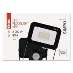 Emos LED reflektor SIMPO PIR 20 W nevtralna bela