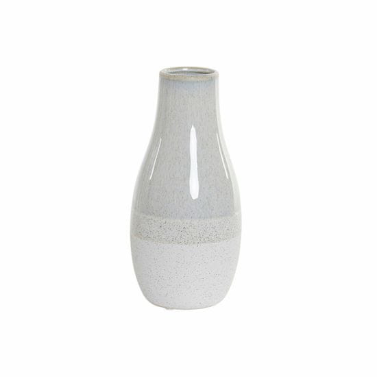 NEW Vaza DKD Home Decor Porcelan Bela 13 x 13 x 28 cm