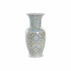 NEW Vaza DKD Home Decor Porcelan Bež Modra Arabec (15 x 15 x 30 cm)