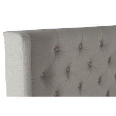 NEW Posteljno vzglavje DKD Home Decor Bež Poliester Les MDF