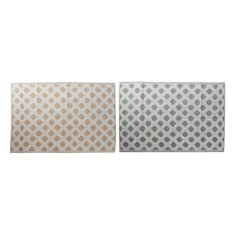 NEW Preproga DKD Home Decor Črna Siva polipropilen (2 pcs) (150 x 210 x 1 cm)