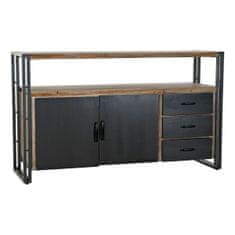 NEW TV omarica DKD Home Decor Črna Kovina Jelka (145 x 40 x 86 cm)