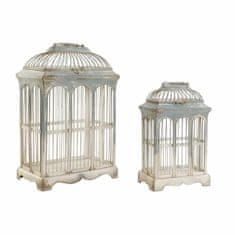 NEW Kletka DKD Home Decor Kovina (2 pcs)