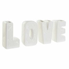 NEW Vaza DKD Home Decor Vaza Keramika Bela (4,8 x 3,8 x 8,5 cm)