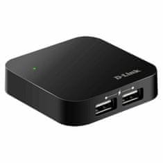 NEW USB Hub D-Link AAOAUS0119 DUB-H4 USB 2.0 480 Mbit/s