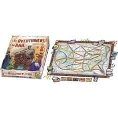 NEW Namizna igra Asmodee The Adventurers of Rail USA (FR)