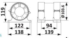 AKVAVENT PRO 4, VENTILATOR PRO 4 KANAL.D100