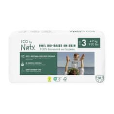 ECO by Naty Plenice za enkratno uporabo 3 (4-9 kg) 50 kosov - ECONOMY PACK