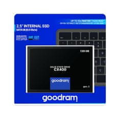 GoodRam SSD disk 128 GB CX400 SATAIII 3D TLC 2,5"