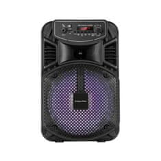 Krüger&Matz Prenosni aku. FM USB karaoke zvočnik Bluetooth LED RGB 10W Music Box