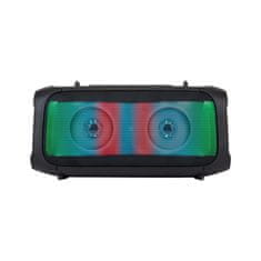 Krüger&Matz Prenosni aku. FM USB karaoke zvočnik Bluetooth LED RGB 8W Music Box GO + mikrofon