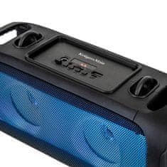 Krüger&Matz Prenosni aku. FM USB karaoke zvočnik Bluetooth LED RGB 8W Music Box GO + mikrofon