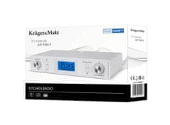 Krüger&Matz FM kuhinjski radio LCD Bluetooth 2.1+EDR