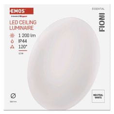 Emos LED svetilo nadometno FIONI, okroglo, 12W, IP44, nevtralno bela