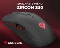 Genesis Zircon 330 brezžična gaming miška