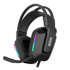 Marvo H8619 Gaming slušalke USB/3,5mm RGB črne