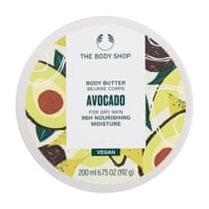 The Body Shop Avocado Body Butter vlažilno maslo za telo 200 ml za ženske