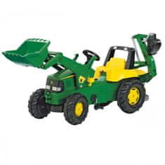 Rolly Toys  rollyJunior Pedal Traktor John DEERE + vedro + tur