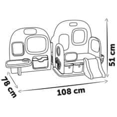 Smoby Igralni prostor za lutke Baby Care s policami + 27 dodatkov