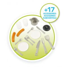 Smoby  Garden House Pretty UV Kitchen Set of 17 ac.