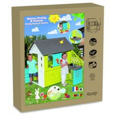 Smoby  Garden House Pretty UV Kitchen Set of 17 ac.