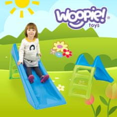 WOOPIE  Otroški vrtni tobogan z vodnim toboganom Fun Slide 116 cm Modra