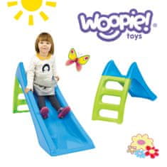 WOOPIE  Otroški vrtni tobogan z vodnim toboganom Fun Slide 116 cm Green