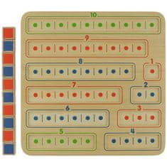 Masterkidz Učenje seštevanja in odštevanja Montessori Educational Slate