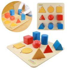 Masterkidz  Education Board Učenje oblik Montessori Puzzle