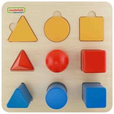 Masterkidz  Education Board Učenje oblik Montessori Puzzle