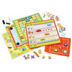 Tooky Toy Igralni komplet 18v1 Dama Sudoku karte Kolo in križ