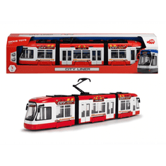 Dickie  City Liner Tramvaj 46 cm Rdeča