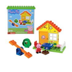 BIG Big blocks Peppa Pig Garden House for Kids 19 el. + Slika